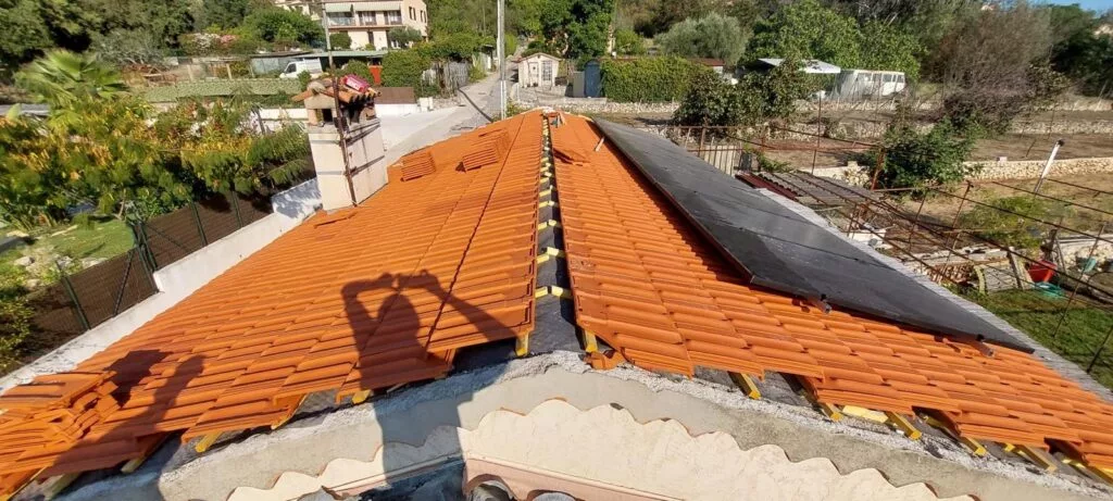 Toiture à Meyrin dans le canton de Genève
