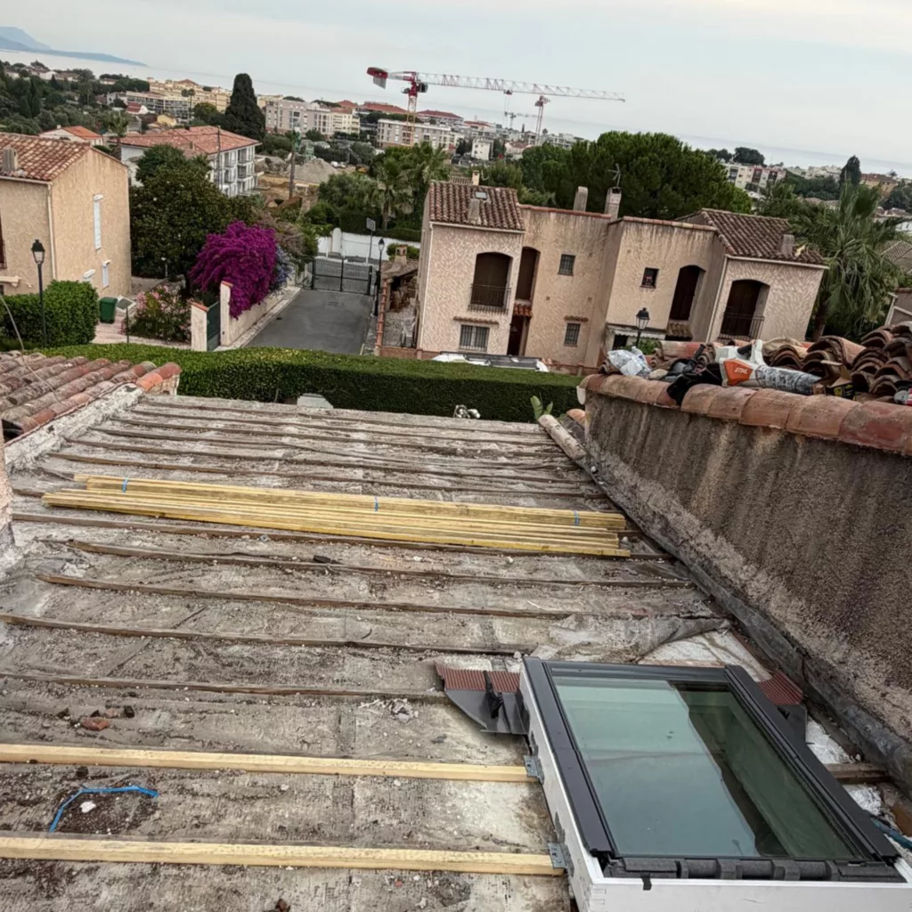 Toiture à Thônex dans le canton de Genève
